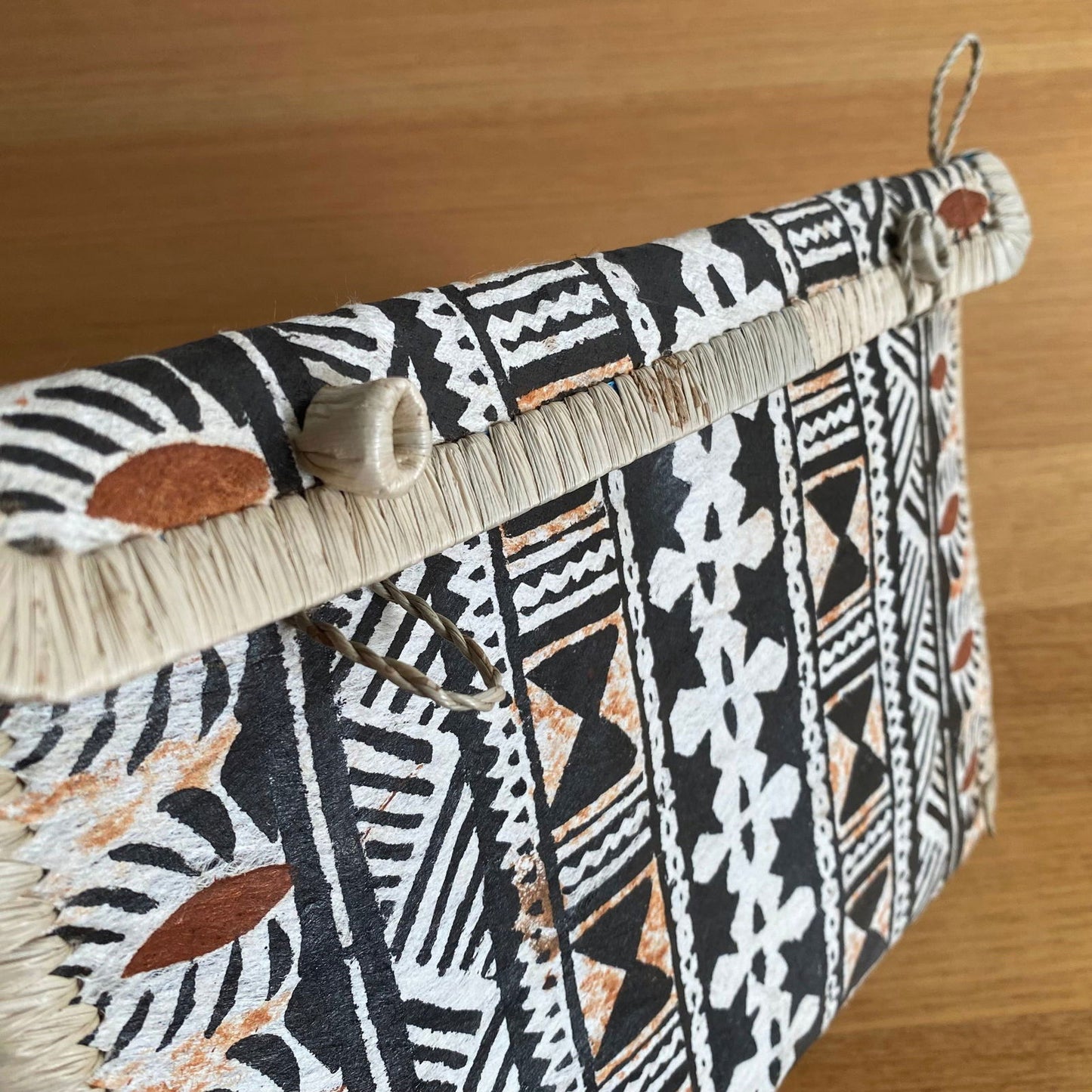Suva Fijian Tapa Print Clutch Island Purse Handbag Laptop Sleeve - Island Aesthetica