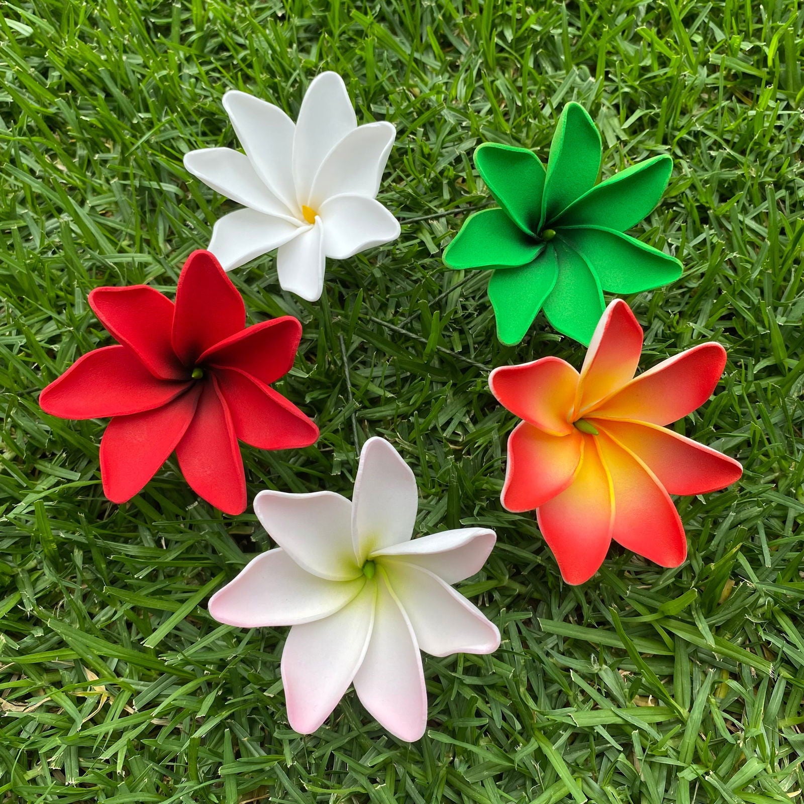Tiare Sei Foam Flowers 7.5cm Medium - Island Aesthetica