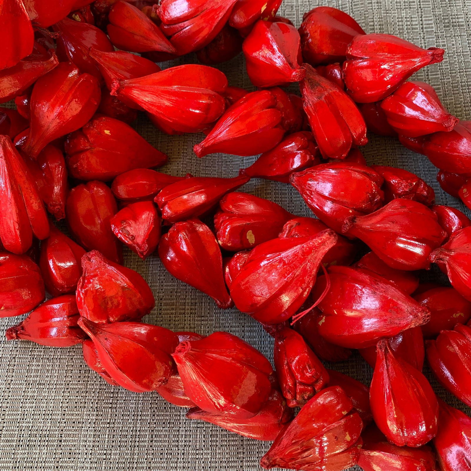 Ula Fala Mens Handmade Natural Seed Traditional Lei Samoan Tongan Chief Necklace - Island Aesthetica