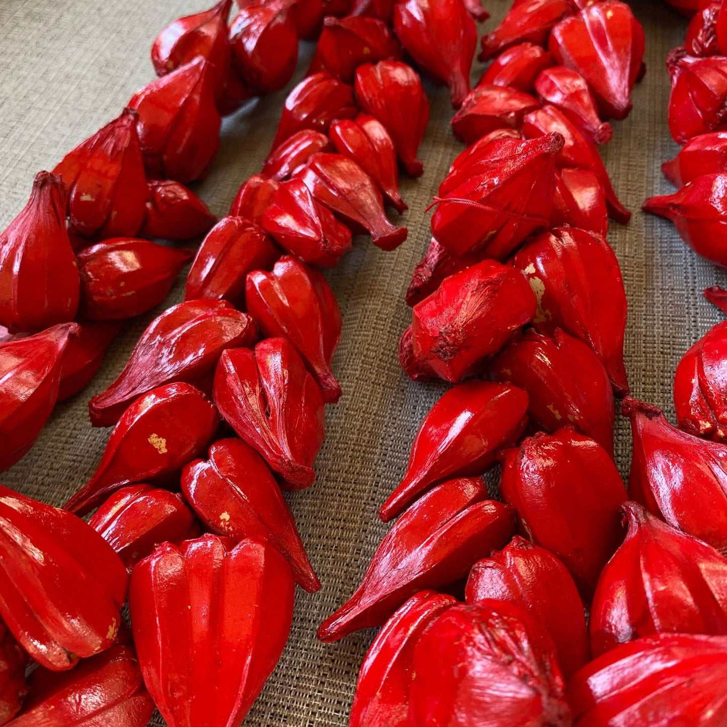 Ula Fala Mens Handmade Natural Seed Traditional Lei Samoan Tongan Chief Necklace - Island Aesthetica