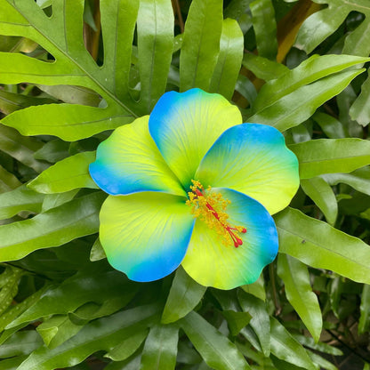 XL Hibiscus Polynesian Sei Artificial Foam Hair Flowers 12.5cm - Island Aesthetica