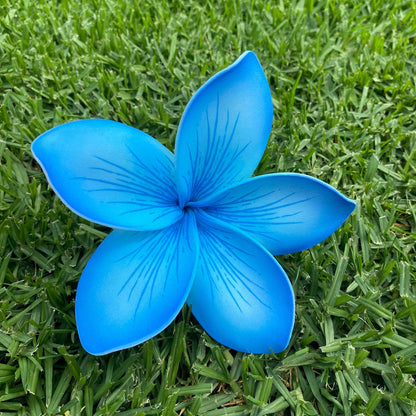 XXL Frangipani Sei Faux Hair Flowers Pacific Islander Womens Accessories 14cm Tekiteki - Island Aesthetica